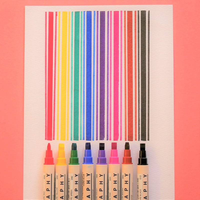 زيج أقلام تحديد كوريتاكي، 8 أقلام (عبوة واحدة)، متنوعة - Image 3